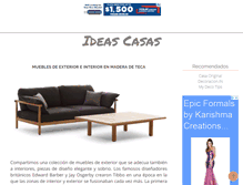 Tablet Screenshot of ideascasas.com